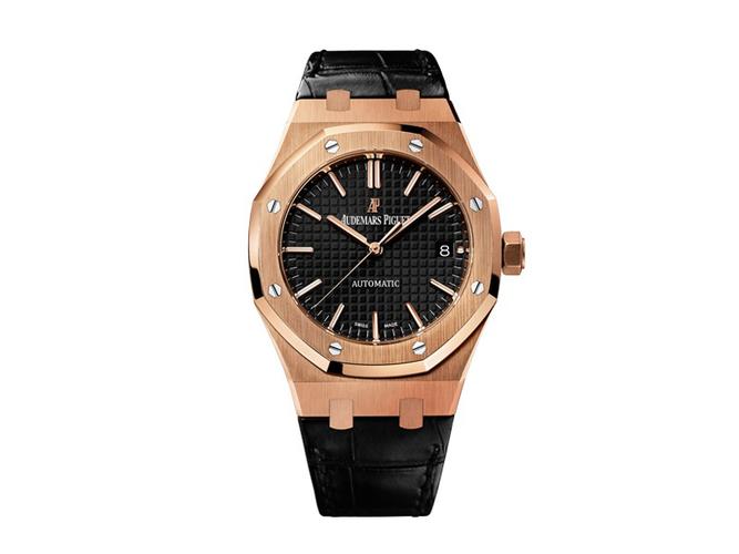 audemars piguet(爱彼)皇家橡树系列18k玫瑰金 自动机械 男表 15450or