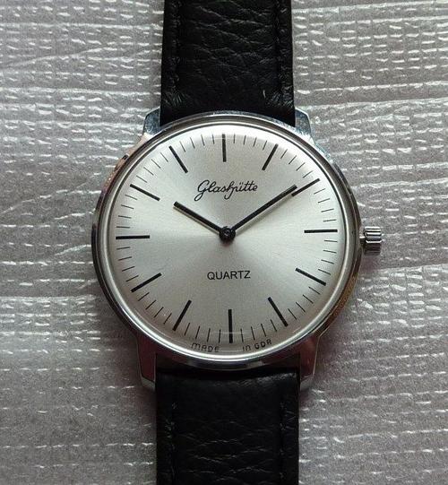 德国格拉苏蒂(glashütte)90年代39-40包豪斯石英表,近期到货!