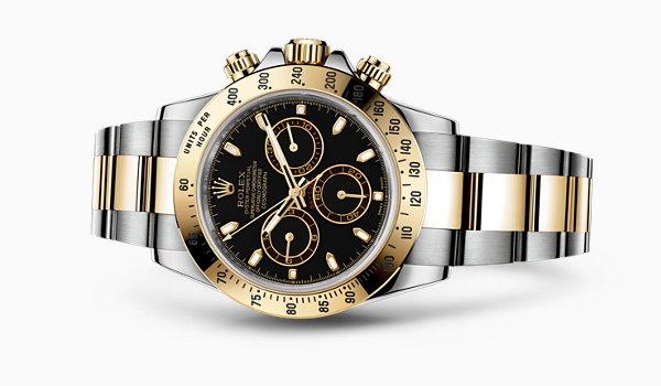 rolex daytona 116523 劳力士地通拿黑盘男士自动机械腕表