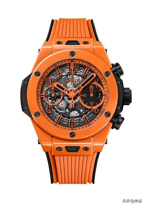 hublot宇舶表发布big bang unico橙色陶瓷腕表