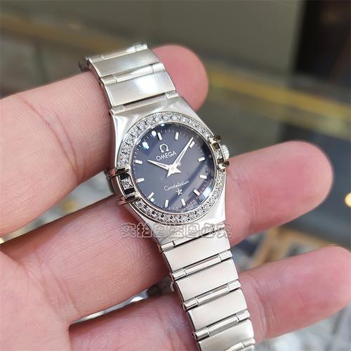 omega/欧米茄星座系列1562.40.00后镶钻女表[二手a级别]