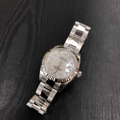 全新rolex 劳力士 女装日志型 白金及钢 白色 自动机芯 279174ngwt_o